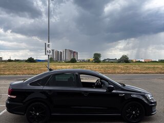 2019 Volkswagen Polo V Рестайлинг, чёрный, 1470000 рублей, вид 5