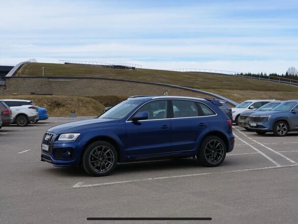 2014 Audi Q5 I (8R) Рестайлинг, синий, 1741000 рублей - вид 8