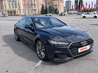 2021 Audi A7 50 TDI II (4K), синий, 5450000 рублей, вид 3