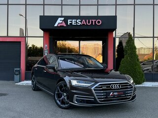 2019 Audi A8 Long 60 TFSI IV (D5), коричневый, 6500000 рублей, вид 3
