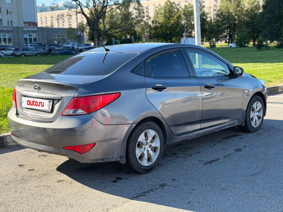 2016 Hyundai Solaris I Рестайлинг, серый, 590000 рублей - вид 3