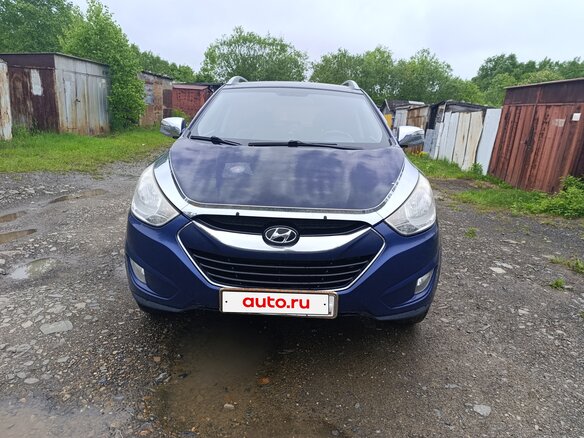 2010 Hyundai Tucson II, голубой, 750000 рублей