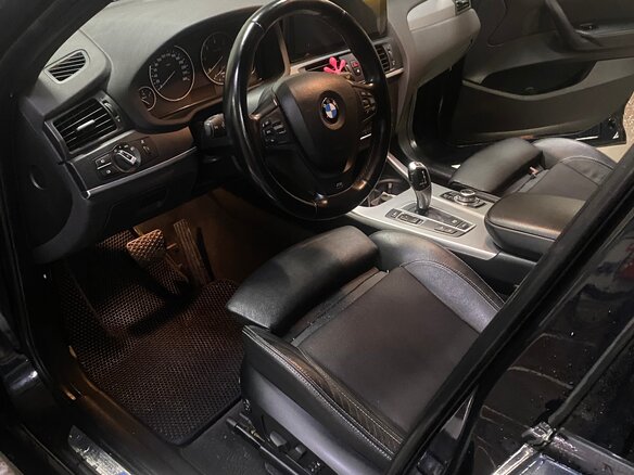 2012 BMW X3 20d xDrive II (F25), синий, 2200000 рублей - вид 12
