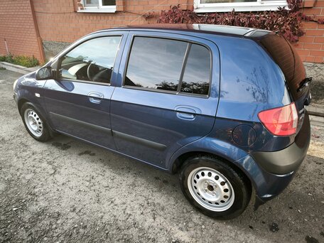 2009 Hyundai Getz I Рестайлинг, синий, 500000 рублей, вид 3