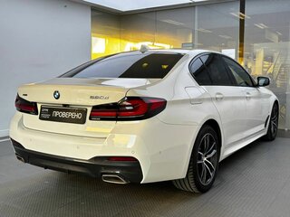 2020 BMW 5 серии 520d xDrive VII (G30/G31/G38) Рестайлинг, белый, 5875000 рублей, вид 5