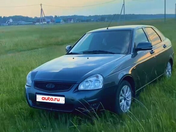 2012 Lada (ВАЗ) Priora I, зелёный, 400000 рублей - вид 7