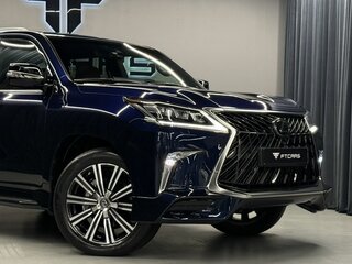 2018 Lexus LX 570 III Рестайлинг 2, синий, 10794000 рублей, вид 3