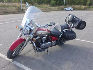 2007 Kawasaki VN900 Vulcan, красный, 450000 рублей, вид 3
