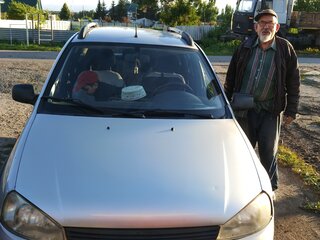 2012 Lada (ВАЗ) Kalina I, серебристый, 230000 рублей, вид 3