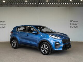 2020 Kia Sportage IV Рестайлинг, синий, 1899000 рублей, вид 3