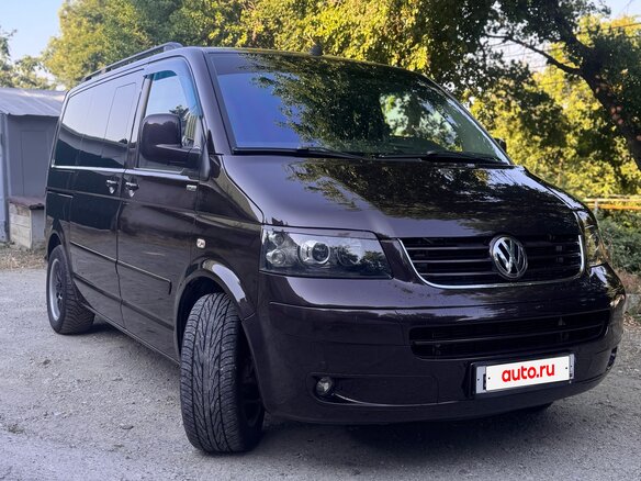 2008 Volkswagen Multivan T5, коричневый, 1580000 рублей - вид 4