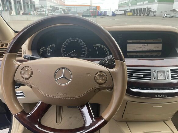 2008 Mercedes-Benz S-Класс 450 V (W221), чёрный, 1300000 рублей - вид 9