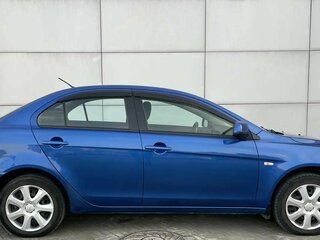 2011 Mitsubishi Lancer X Рестайлинг, синий, 590000 рублей, вид 4