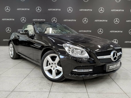 2013 Mercedes-Benz SLK-Класс 200 III (R172), чёрный, 3490000 рублей, вид 3