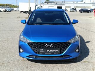 2020 Hyundai Solaris II Рестайлинг, синий, 1499000 рублей, вид 2