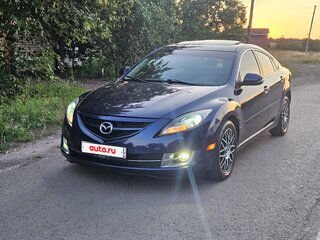 2011 Mazda 6 II (GH) Рестайлинг, синий, 1030000 рублей, вид 4