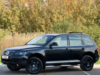 2005 Volkswagen Touareg I, чёрный, 600000 рублей, вид 2