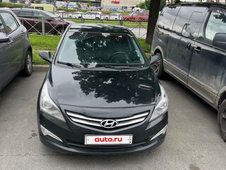 2014 Hyundai Solaris I Рестайлинг, чёрный, 850000 рублей, вид 3