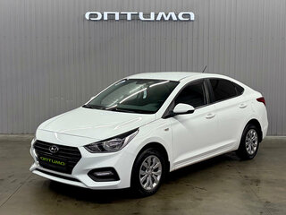 2018 Hyundai Solaris II, белый, 1397000 рублей, вид 1