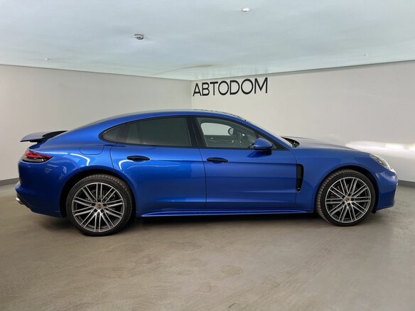 2017 Porsche Panamera 4S II, синий, 5690000 рублей - вид 6