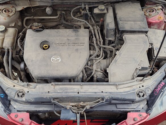 2008 Mazda 3 I (BK) Рестайлинг, красный, 635000 рублей - вид 9