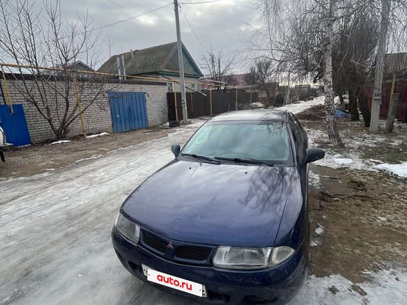 1995 Mitsubishi Carisma I, синий, 110000 рублей - вид 6