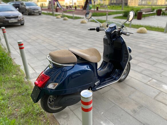 2009 Vespa GTV 250, синий, 369000 рублей - вид 5