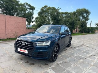 2018 Audi Q7 II (4M), синий, 4750000 рублей, вид 1