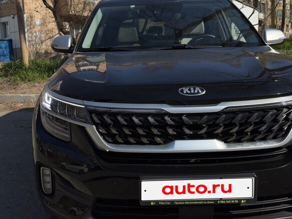 2021 Kia Seltos I, чёрный, 2550000 рублей - вид 1