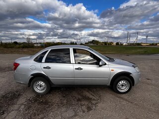 2013 Lada (ВАЗ) Granta I, серебристый, 270000 рублей, вид 4