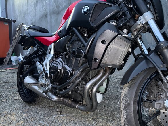 2016 Yamaha MT-07 (FZ-07), красный, 650000 рублей - вид 5