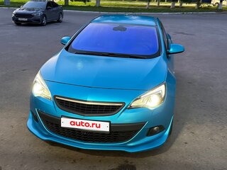 2013 Opel Astra GTC J Рестайлинг, голубой, 1600000 рублей, вид 2