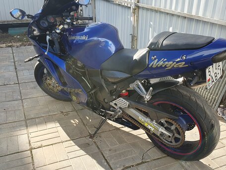 2002 Kawasaki ZX-12 Ninja, синий, 480000 рублей, вид 2