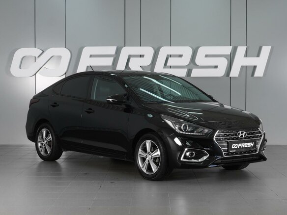 2018 Hyundai Solaris II, чёрный