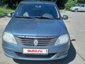 2014 Renault Logan I Рестайлинг, синий, 410000 рублей