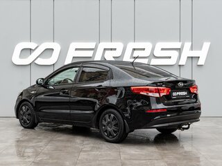 2016 Kia Rio III Рестайлинг, чёрный, 1080000 рублей, вид 2