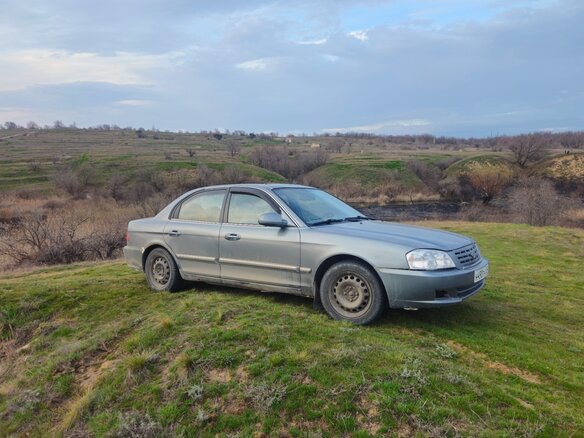 2001 Kia Optima I, серебристый, 220000 рублей - вид 9