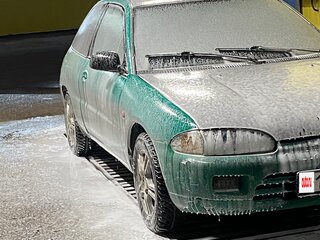 1995 Mitsubishi Colt IV (CA0), зелёный, 150000 рублей, вид 2