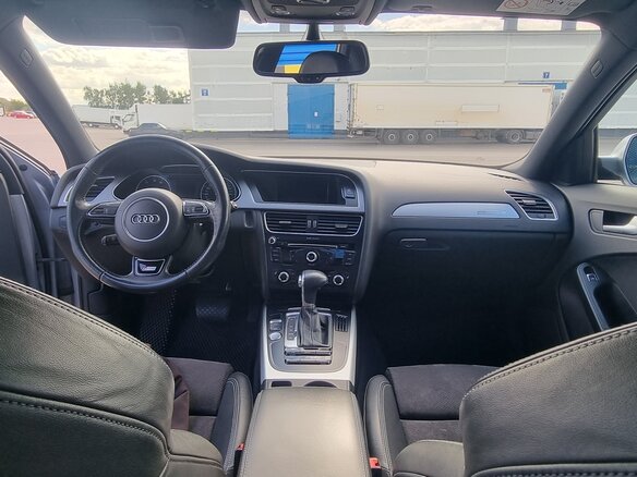2014 Audi A4 IV (B8) Рестайлинг, серый - вид 9