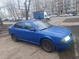 2008 Skoda Octavia I (A4) Рестайлинг, синий, 300000 рублей, вид 2