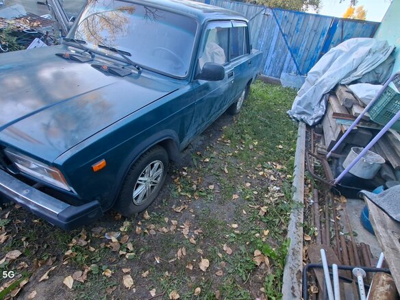 2006 Lada (ВАЗ) 2107, зелёный, 140000 рублей