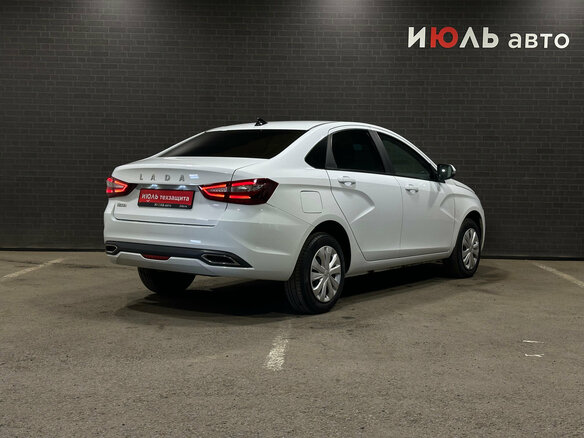 2023 Lada (ВАЗ) Vesta I Рестайлинг (NG), белый - вид 4