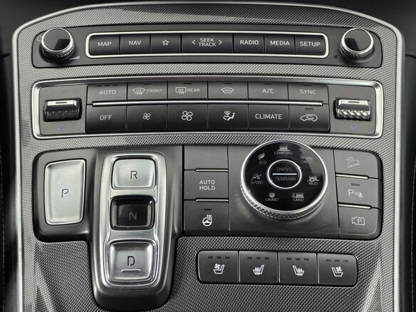 2021 Hyundai Santa Fe IV Рестайлинг, синий - вид 18
