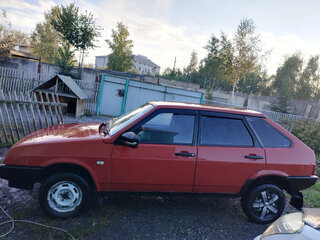 1995 Lada (ВАЗ) 2109, красный, 145000 рублей, вид 3