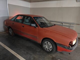 1987 Audi 80 IV (B3), красный, 125000 рублей, вид 2