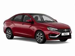 2026 Lada (ВАЗ) Vesta I Рестайлинг (NG), красный, 2040000 рублей, вид 1