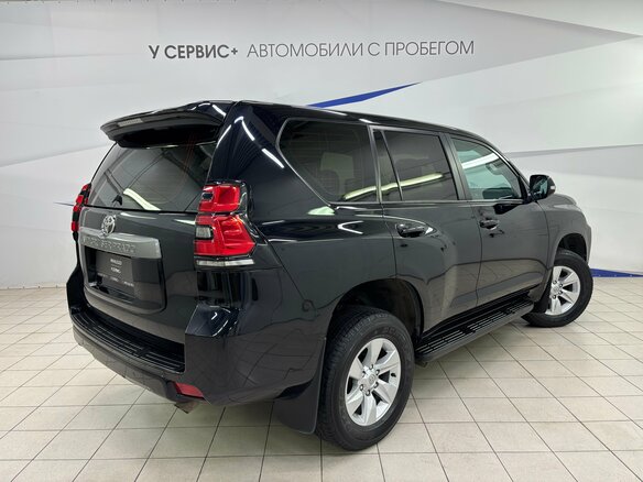 2019 Toyota Land Cruiser Prado 150 Series Рестайлинг 2, чёрный - вид 2
