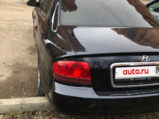 2005 Hyundai Sonata ТагАЗ IV (EF) Рестайлинг, чёрный, 400000 рублей, вид 3