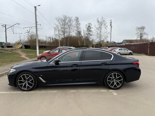 2020 BMW 5 серии 530i VII (G30/G31/G38) Рестайлинг, синий, 4550000 рублей, вид 3