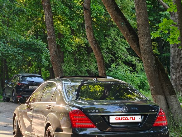 2012 Mercedes-Benz S-Класс 500 V (W221) Рестайлинг, чёрный, 2100000 рублей - вид 5